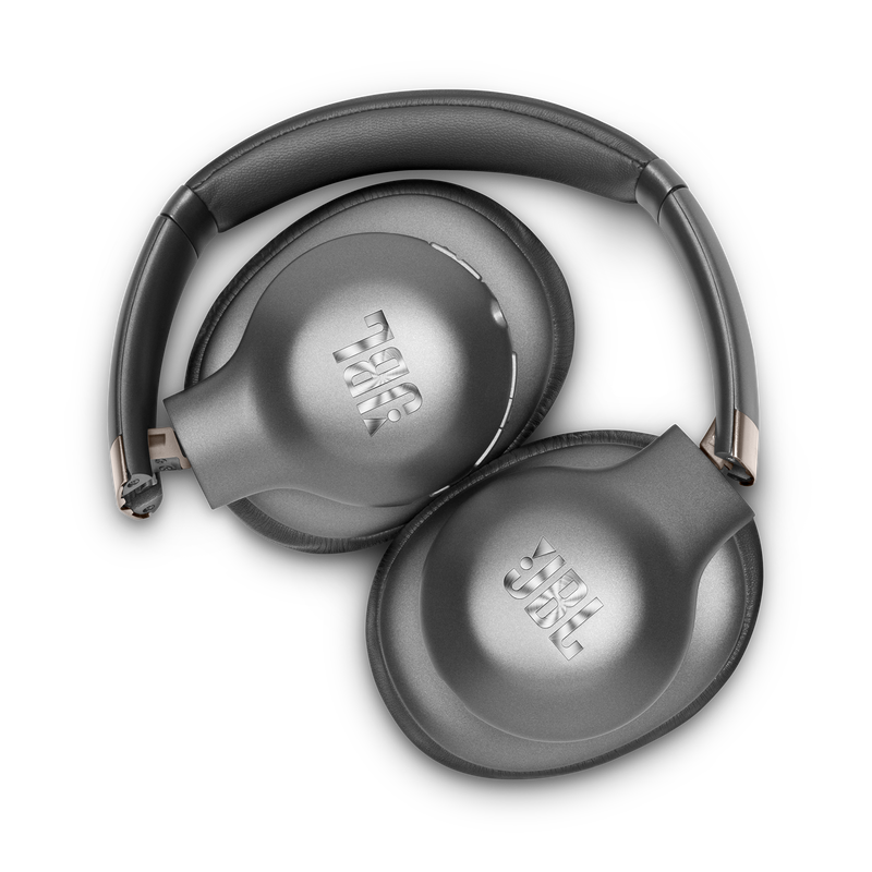 JBL EVEREST™ ELITE 750NC - Gun Metal - Wireless Over-Ear Adaptive Noise Cancelling headphones - Detailshot 1 image number null